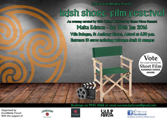 Irish Short Film Festival Malta Edition 2016