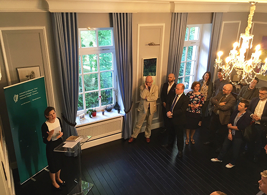 Dr. Róisín Healy at the Embassy book launch