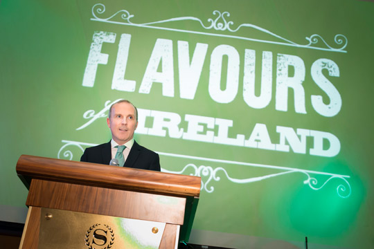 Ambassador Keown speaking at the Flavours of Ireland night