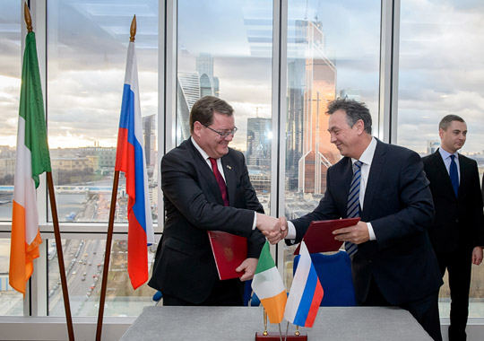 Ambassador McDaid at the JEC meeting in December 2015