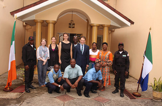 The Embassy of Ireland in Sierra Leone
