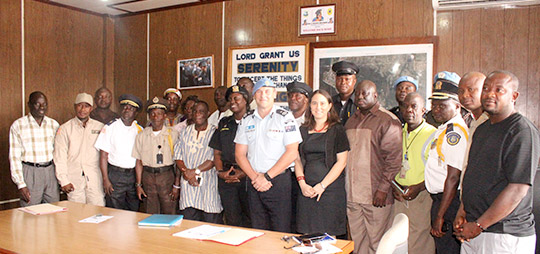 Participants of the four-month post-graduate course at the Ghana Institute of Management and Public Administration, sponsored by Irish Aid. Credits: Collins Kingsford, Deputy Commissioner of Police