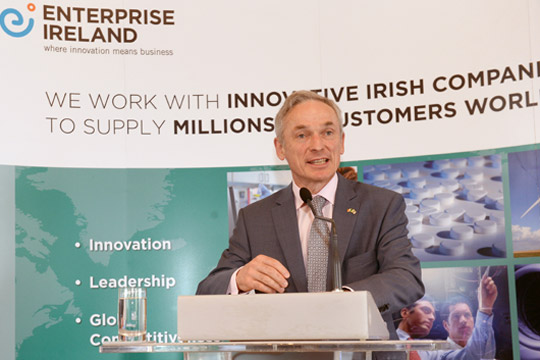 Minister Bruton addresses EI Trade lunch