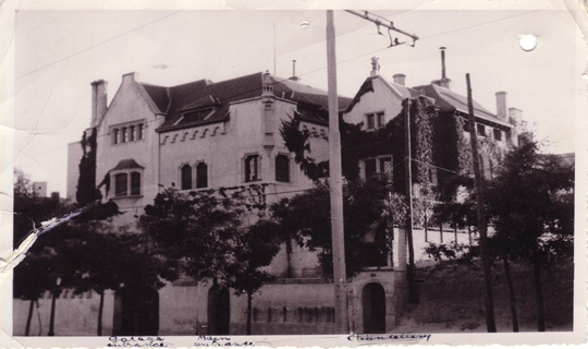 Former site of the Embassy on Calle Zurbano, Madrid, in a photo taken c.1935