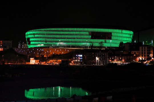 San Mamés Stadium, St Patrick’s Day Greenings 2018