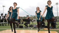 The Irish Treble dancers delighted the audience with their light steps