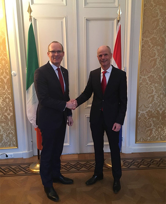 Tánaiste Visits The Hague