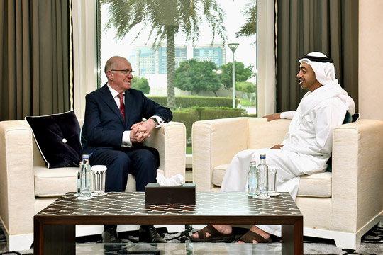 In December 2015 Minister for Foreign Affairs and Trade, Charles Flanagan TD, visited the United Arab Emirates following an invitation from his Emirati counterpart; HH Sheikh Abdullah bin Zayed Al Nahyan, Minister for Foreign Affairs.