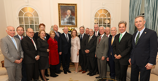 Friends of Ireland with Minister Flanagan and Ambassador Anderson
