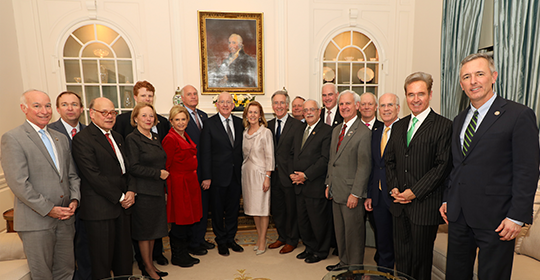 Friends of Ireland with Minister Flanagan and Ambassador Anderson Friends of Ireland with Minister Flanagan and Ambassador Anderson