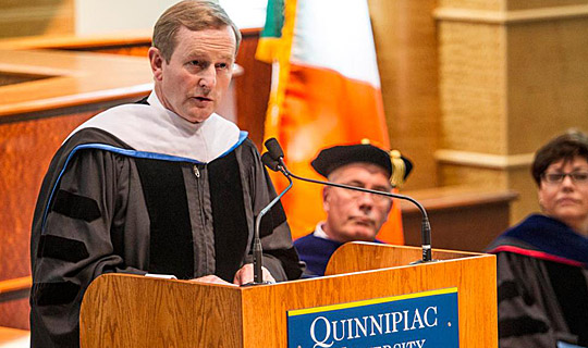 An Taoiseach at Quinnipiac University for honorary degree conferral