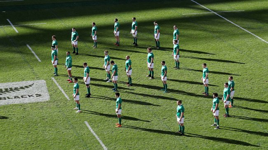 Soldier Field in Chicago hosted an historic rugby international test between Ireland and reigning world champions New Zealand. 
