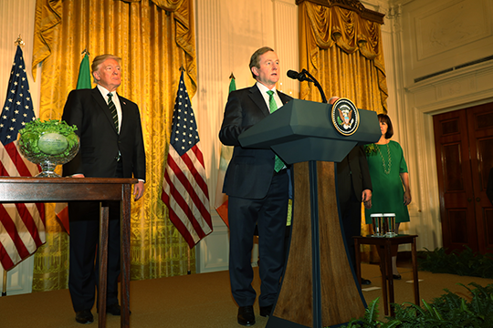 President Trump and Enda Kenny President Trump and Enda Kenny