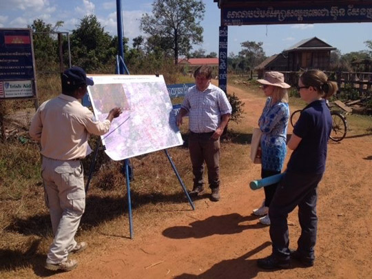 Head of Development at the Embassy, Ms Nuala O’Brien, visits the HALO Trust’s operations in Otdar Meanchey province to see first-hand the work on mine clearance that Irish Aid supports in Cambodia. 