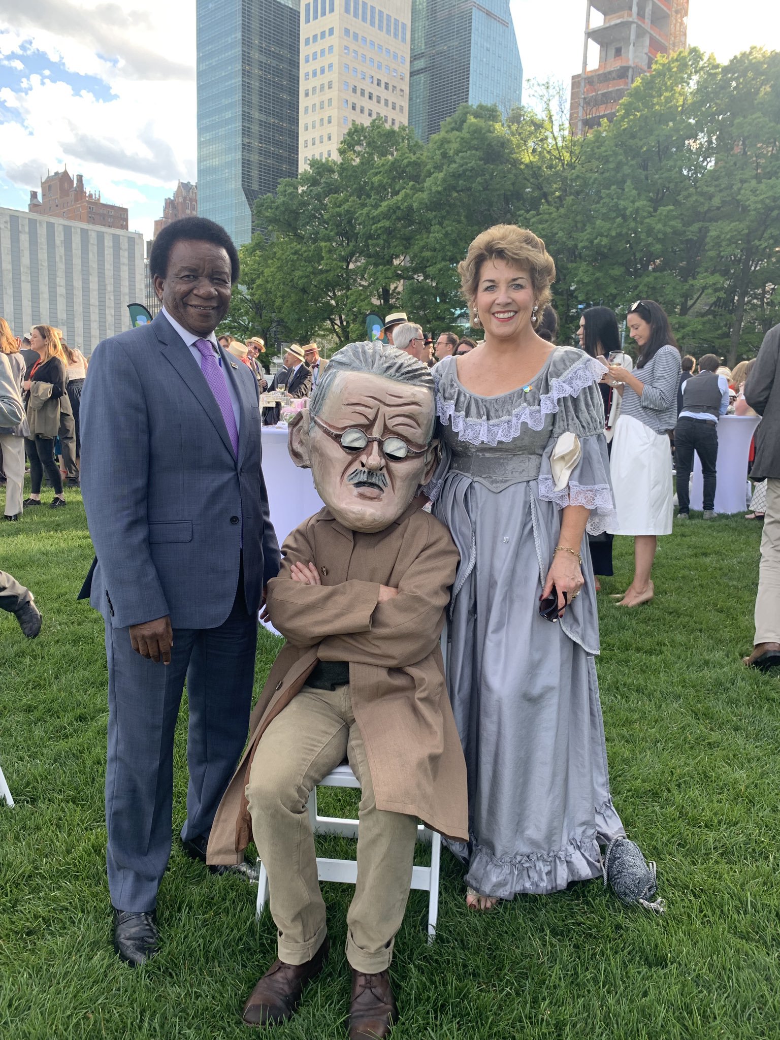 Ambassador Geraldine Byrne Nason attends the first UN Bloomsday Festival in New York