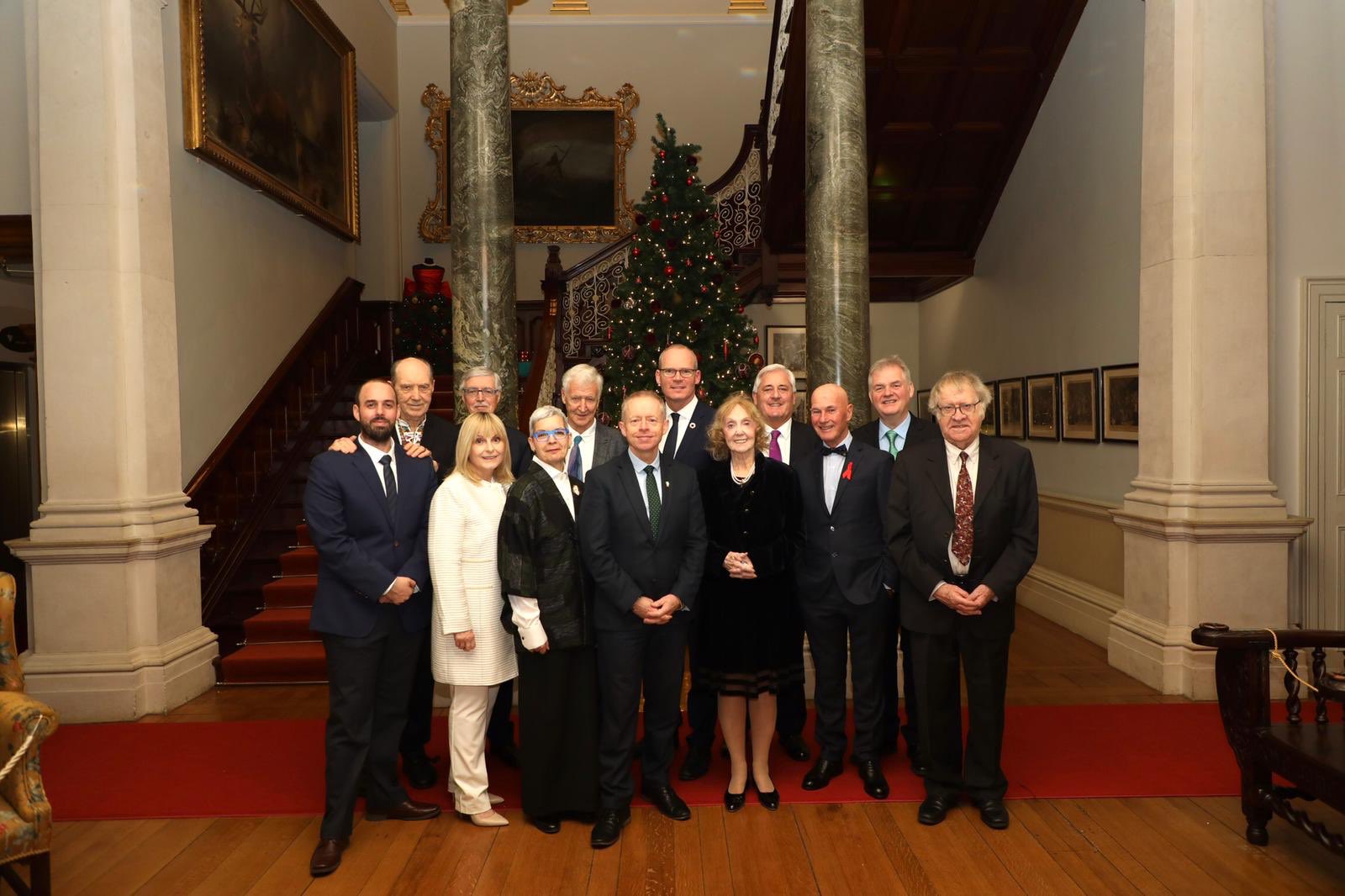 2019 PDSA recipients with Tanaiste and MoS Cannon in Farmleigh