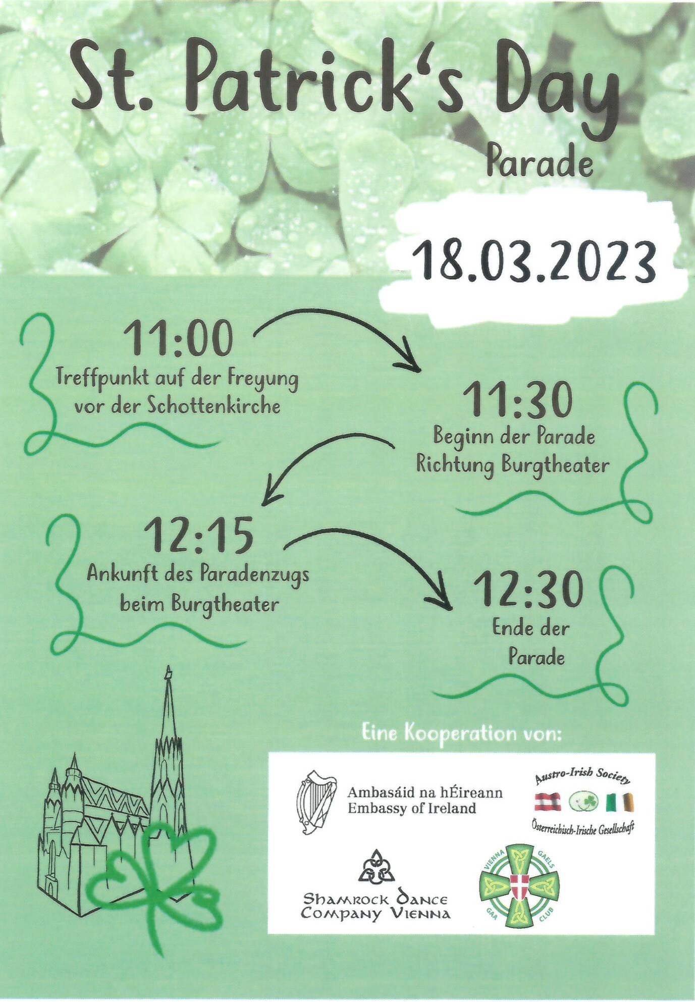 St. Patrick's Day Parade Vienna 2023