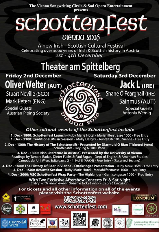 Schottenfest Vienna 2016 – A festival of Irish music and culture  