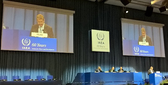 National Statement by Ireland: General Conference of the IAEA: 26 to 30 September 2016
