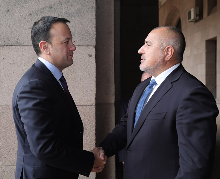 Taoiseach Leo Varadkar meets Bulgarian PM Boyko Borissov