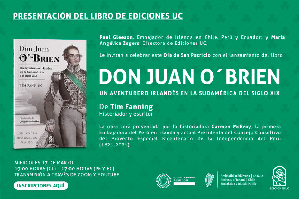 Lanzamiento del Libro DON JUAN O'BRIEN