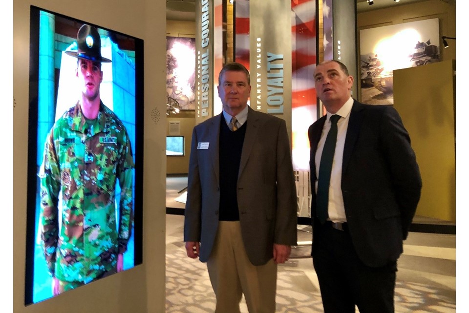 Minister Kehoe toured the National Infantry Museum and Soldier Center at Fort Benning Georgia