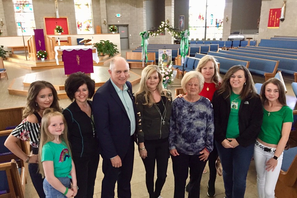 Minister Stanton joined parishioners at the most Irish parish in the US for a special St. Patrick's Day Mass and community reception