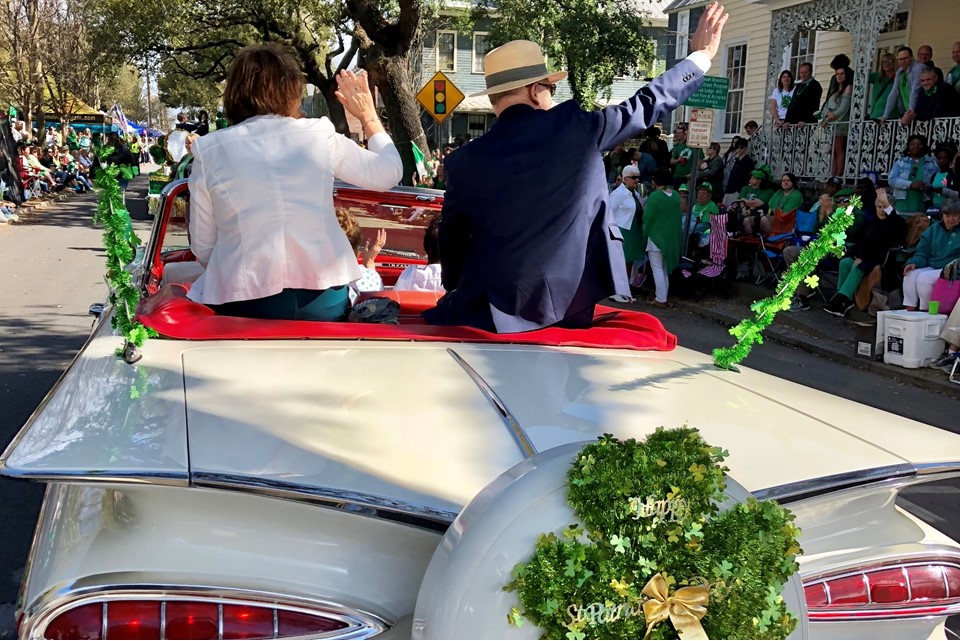 Minister Stanton led a large delegation in Savannah's St. Patrick's Day Parade