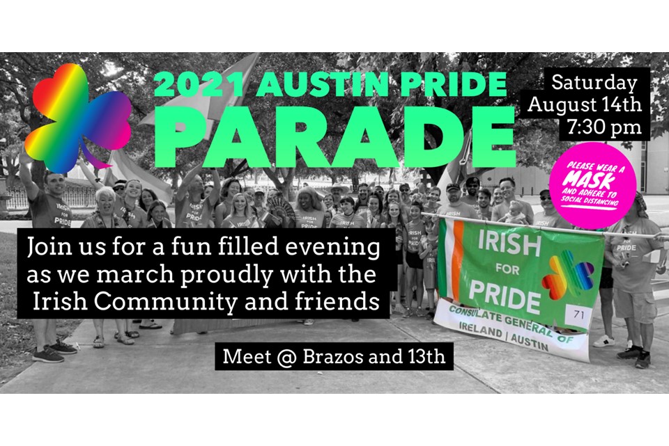 Ireland at Austin PRIDE 2021