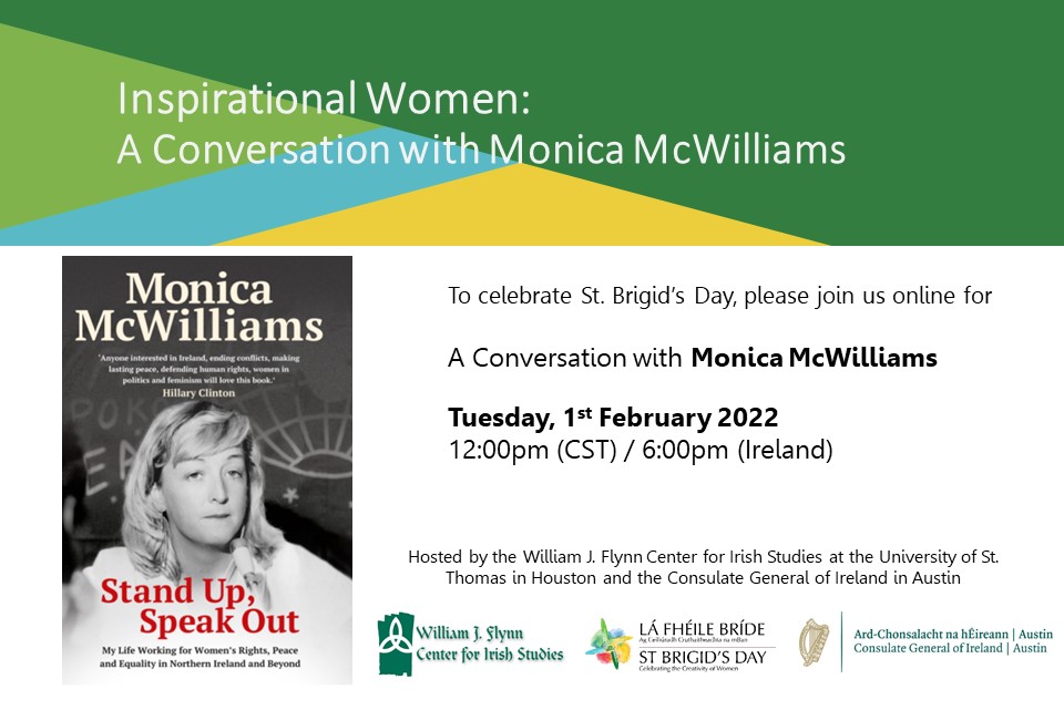 Inspirational Women: A Conversation with Monica McWilliams
