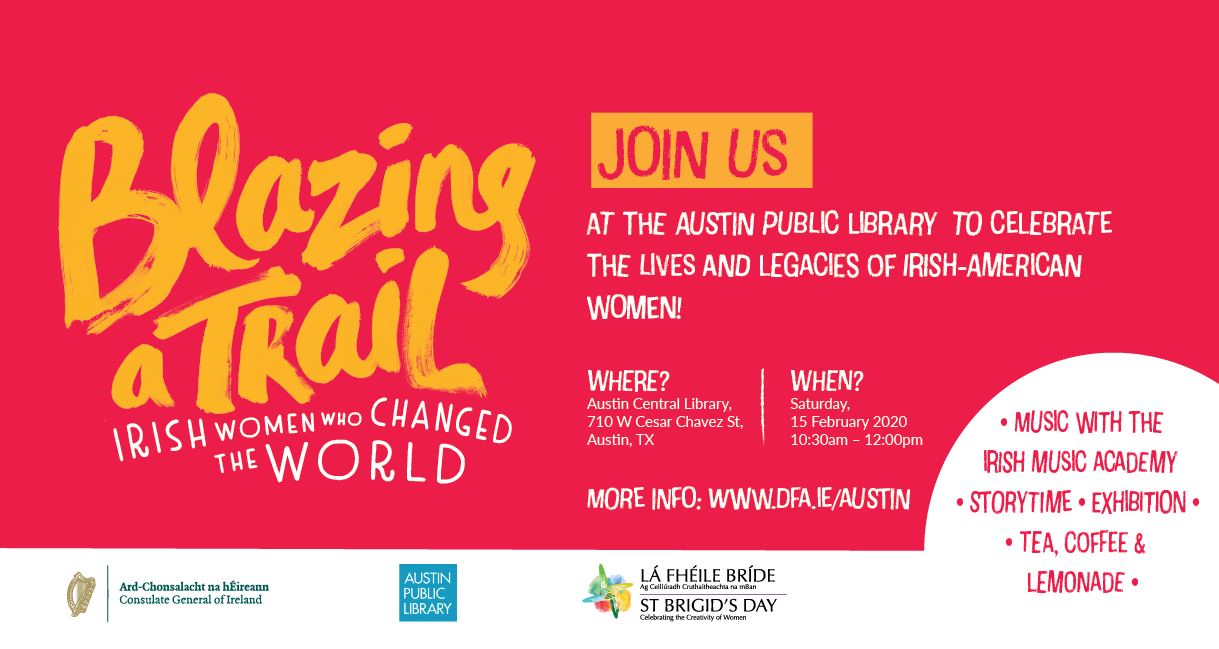 ‘Blazing a Trail’ at the Austin Public Library on 15 February