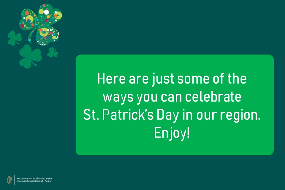 2021 St Patrick's Day events calendar