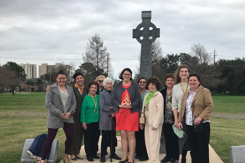 Consul General visited the Hibernian Memorial Park in New Orleans, LA