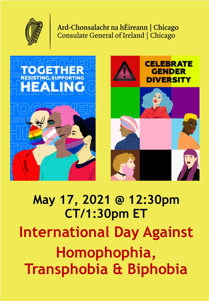 May 17th International Day Against Homophophia, Transphobia & Biphobia