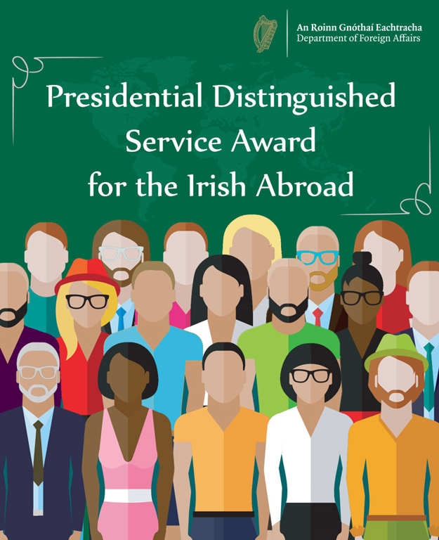 Presidential Distinguished Service Award for the Irish Abroad 2021