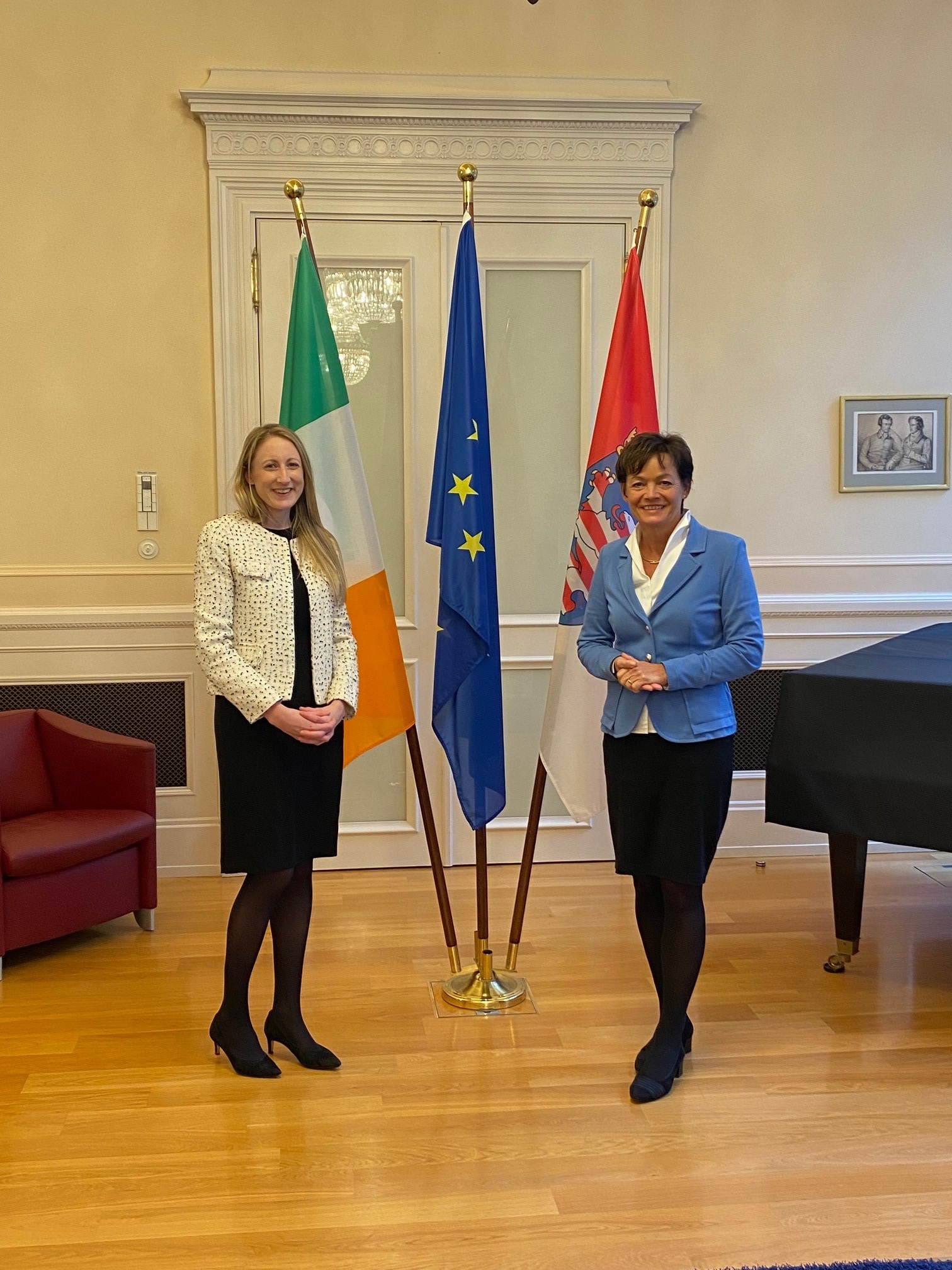 Meeting with Lucia Puttrich, Hesse's Minister for Federal and European Affairs