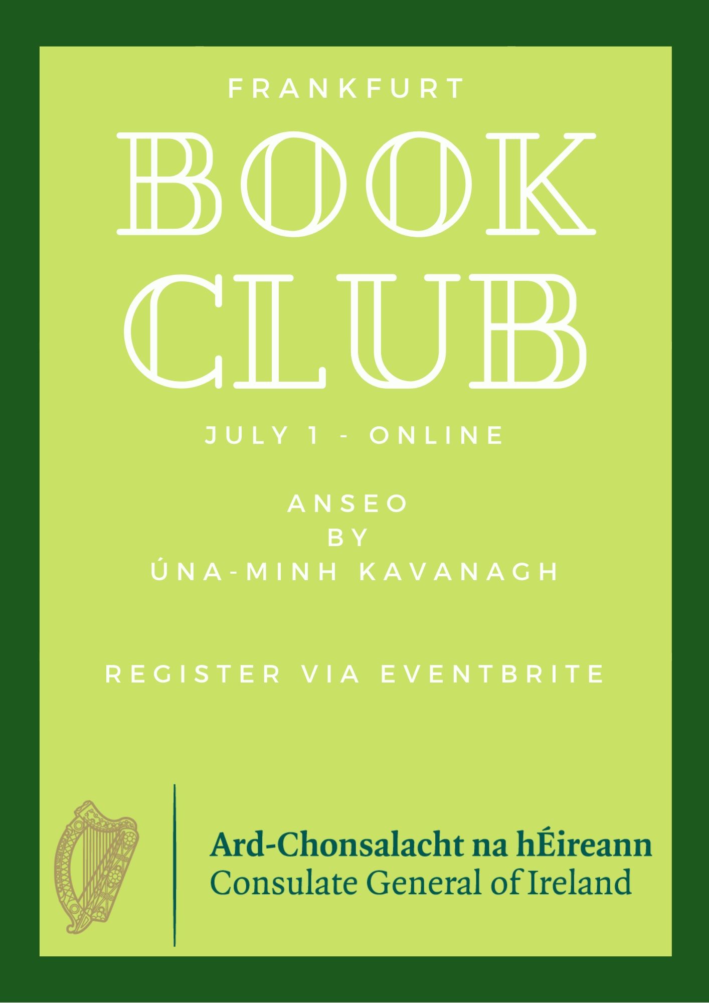 July Book club poster