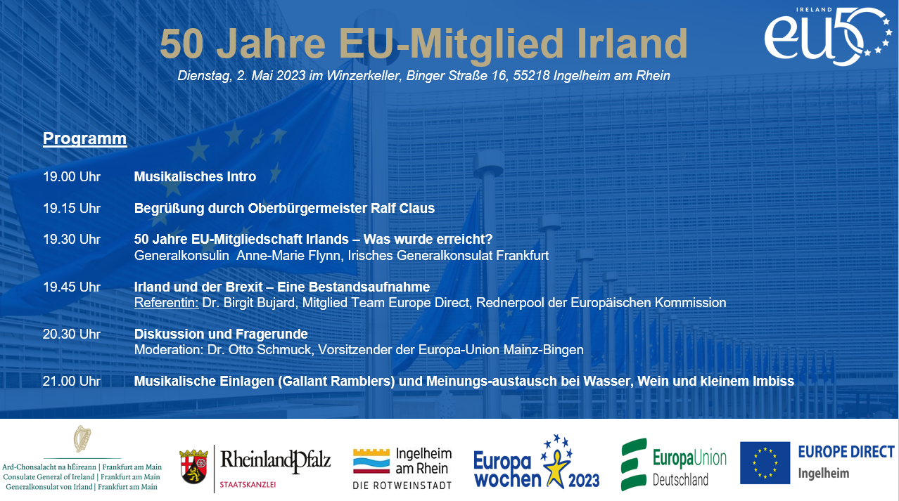 Ireland EU50, Europa-Union Mainz-Bingen, 2 May