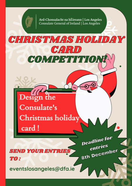 Competition: Design the Consulate's Christmas Holiday Card!