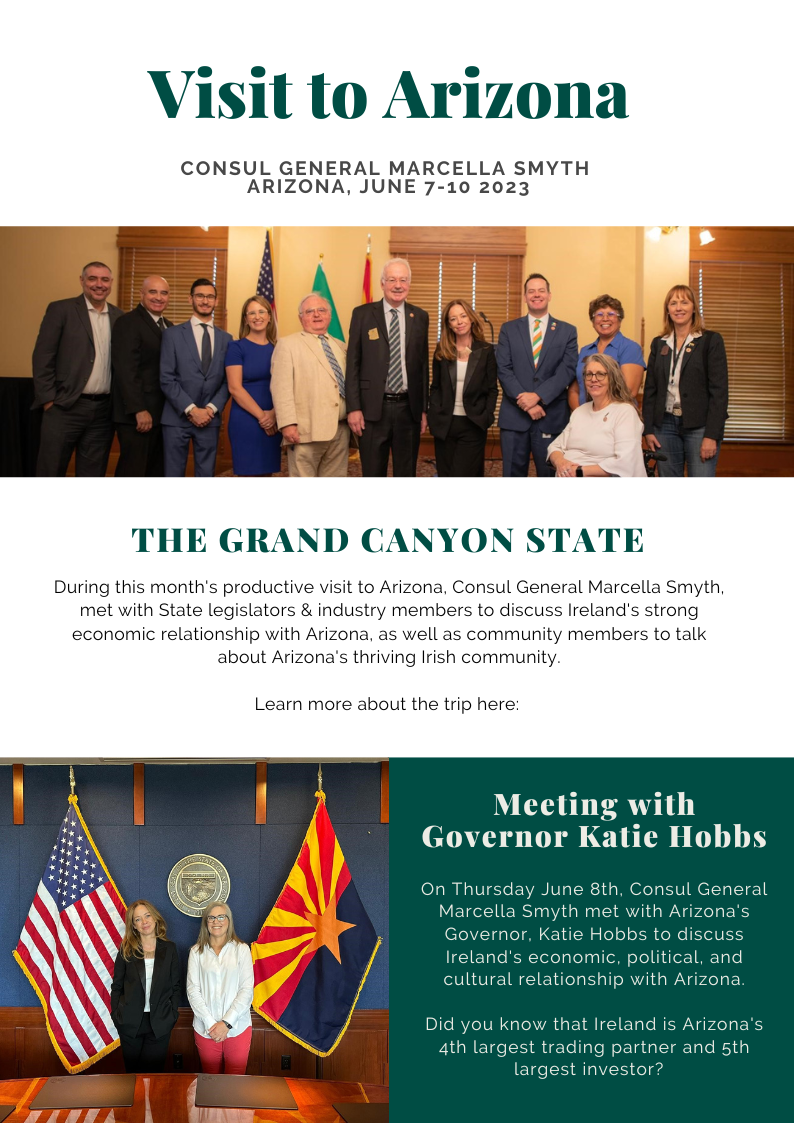 Consul General Marcella Smyth  Arizona, June 7-10 2023