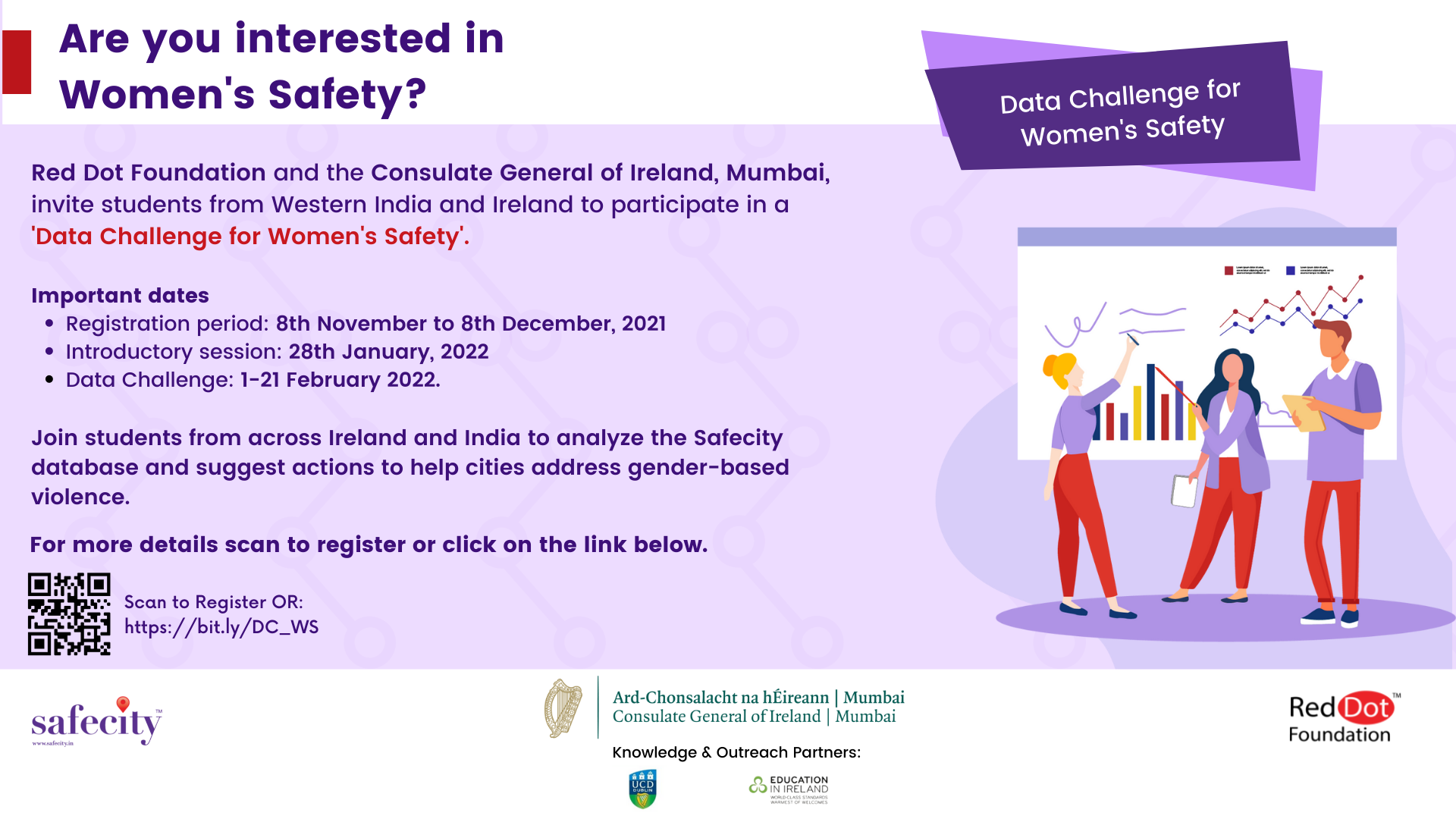 CG Mumbai and Red Dot Foundation partner to host a Data Challenge on Women's Safety