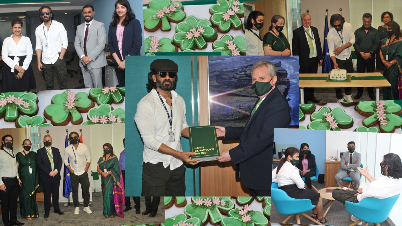 Suniel Shetty visits Ireland House