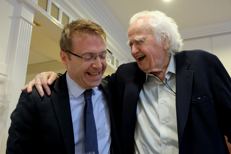 CG and Malachy McCourt - Frank McCourt Event