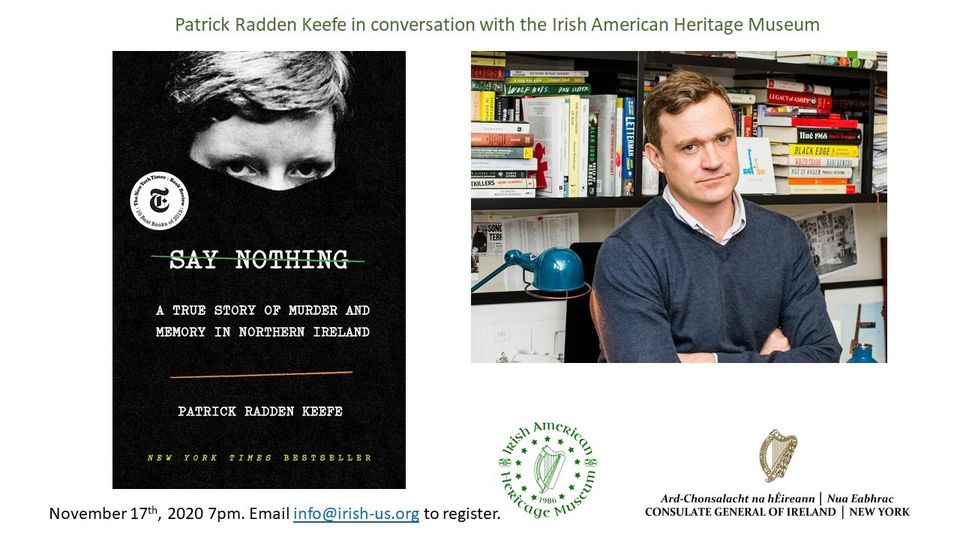 Irish American Heritage Museum with Patrick Radden Keefe