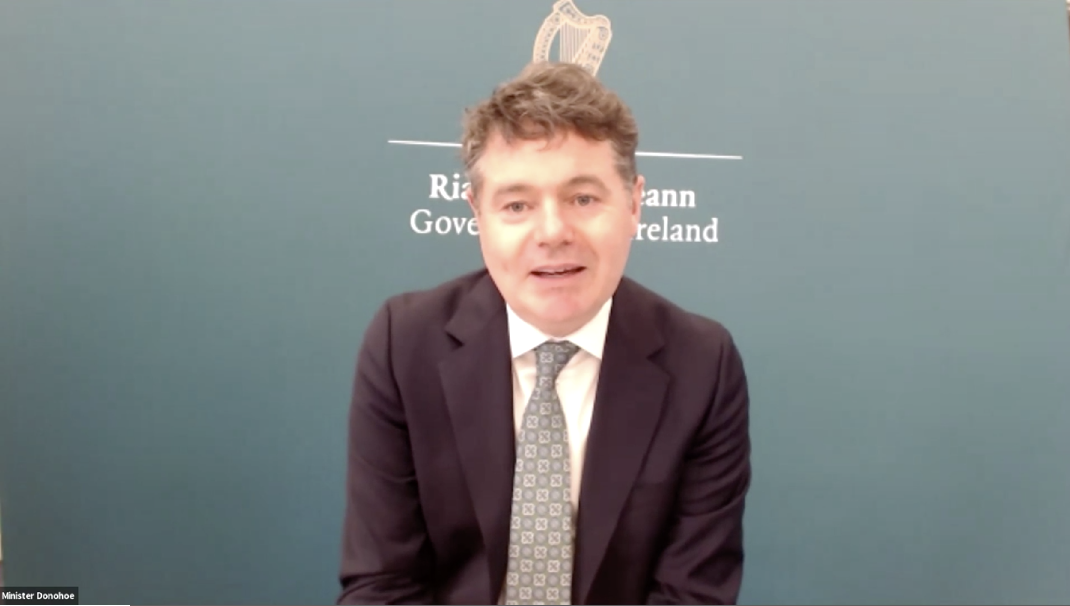Conversation with Ireland's Minister for Finance, Paschal Donohoe, TD