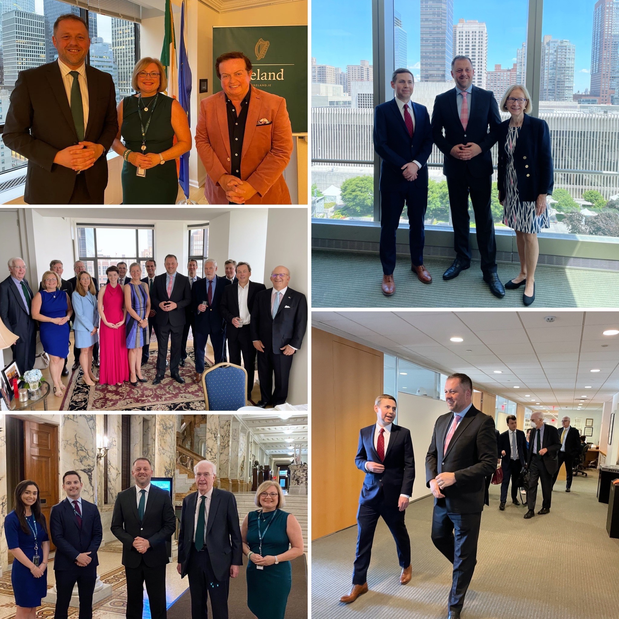 Minister for European Affairs Thomas Byrne Visits New York