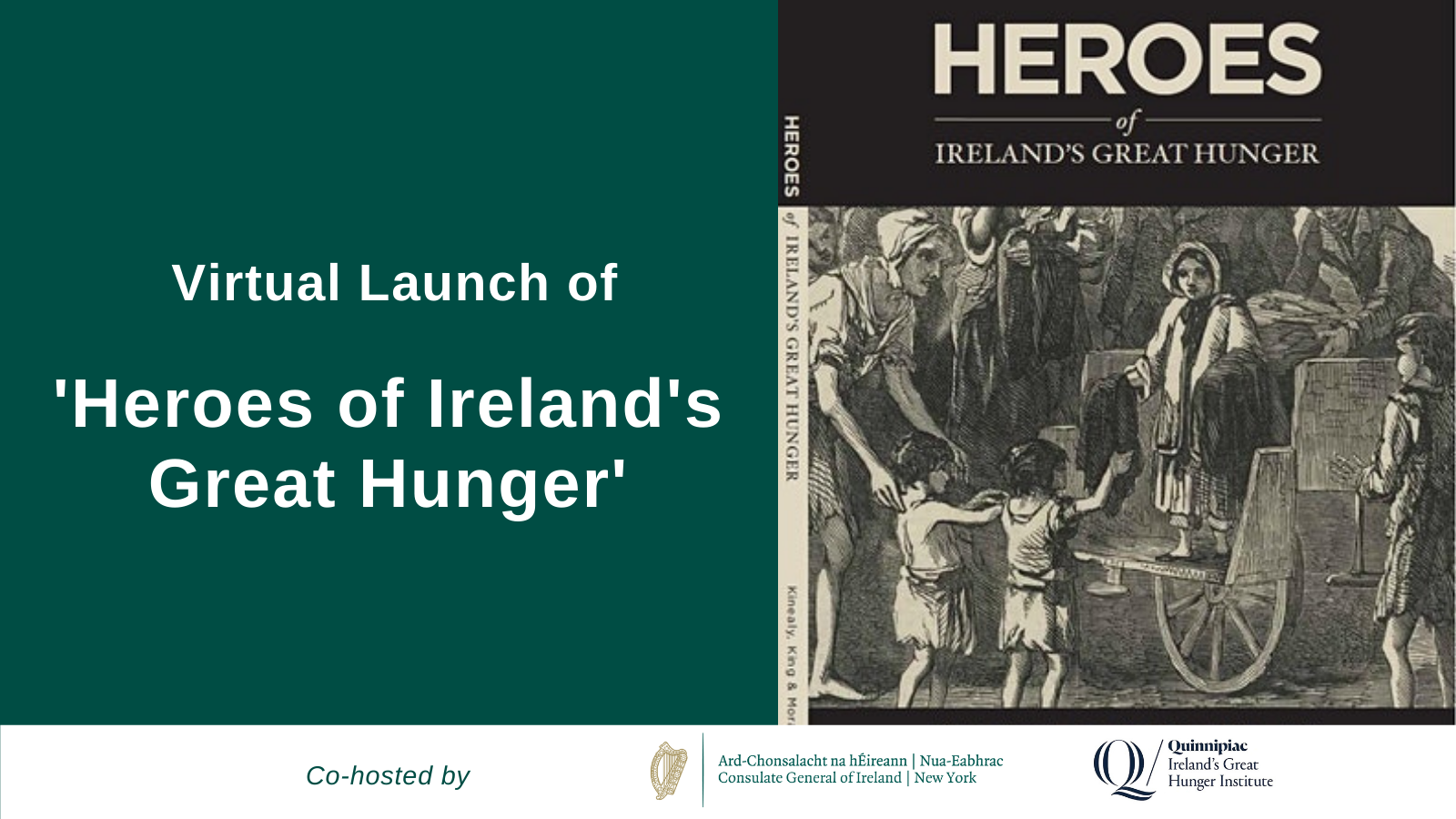 Virtual Launch of 'Heroes of Ireland's Great Hunger'