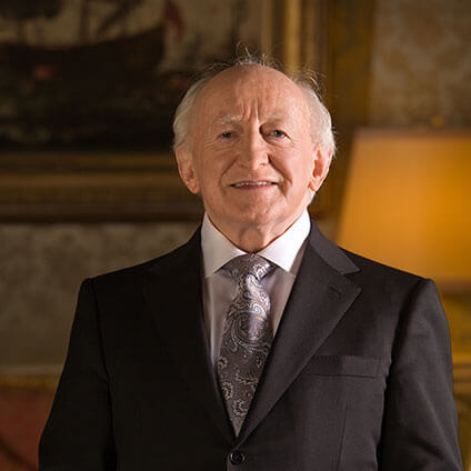 A Conversation with President Michael D. Higgins at the New York Public Library