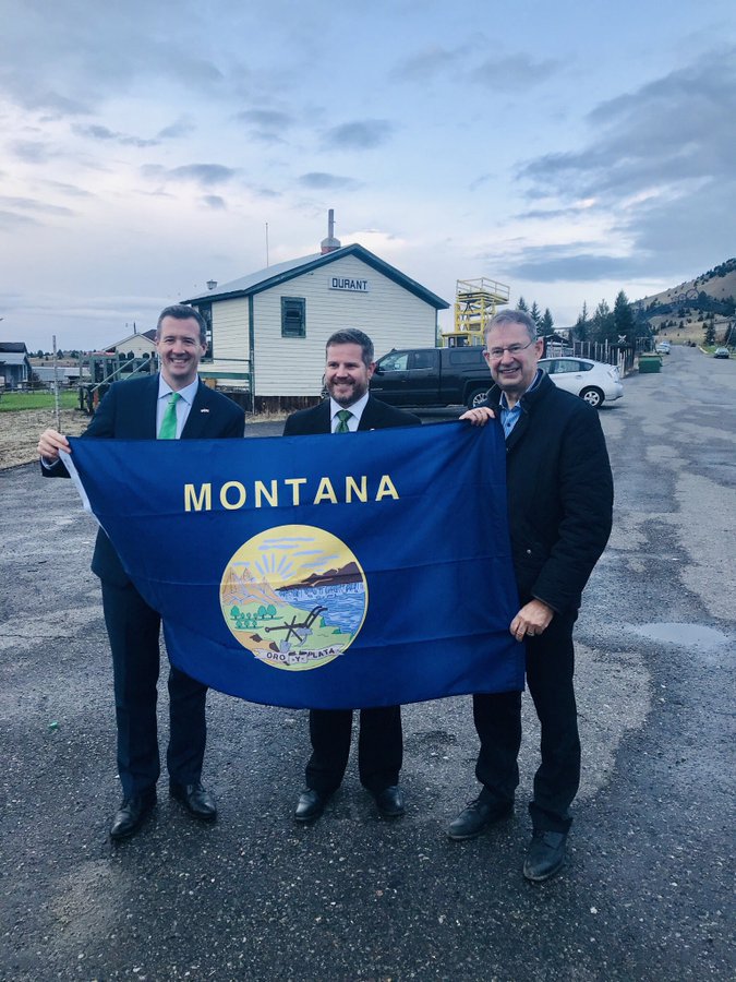 The Centenary of de Valera’s visit to Montana celebrated.