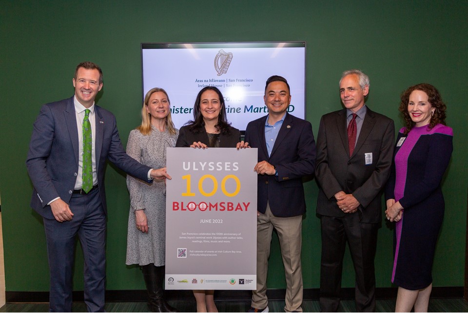 Minister Martin with Bloomsday organisers